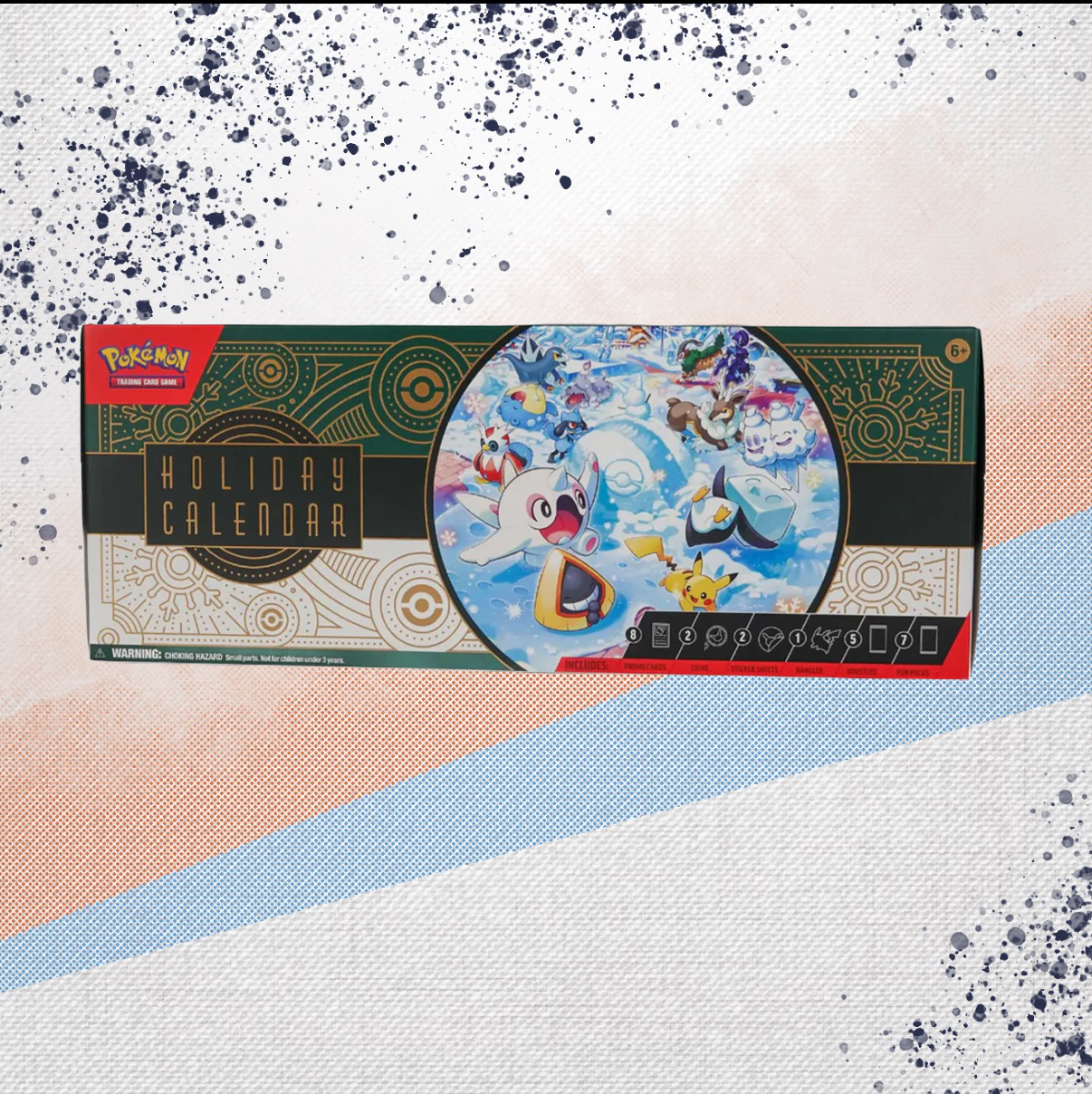 pokemon trading card game holiday calendar 2024 Pokemon 2024 Holiday Calendar Box