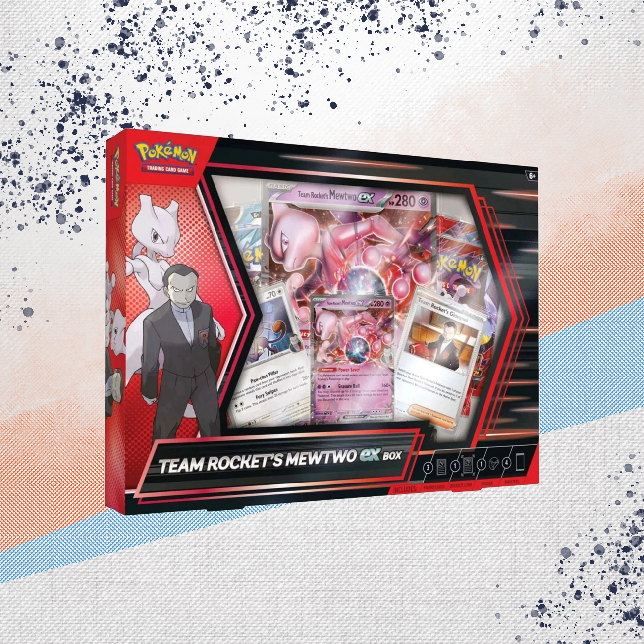 Pokemon Destined Rivals Team Rocket’s Mewtwo EX Box
