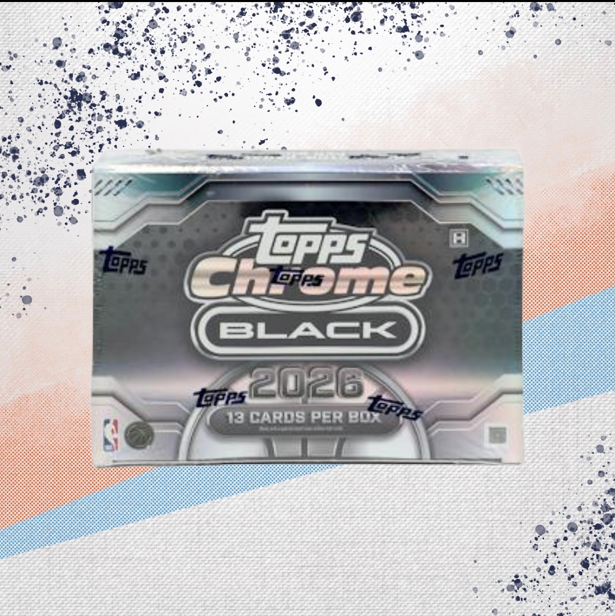 2025-26 Topps Chrome Black Basketball Hobby Box