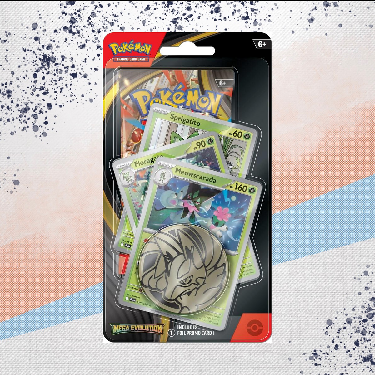 Pokemon Mega Evolution Premium Checklane Blister (3 Card Promo)