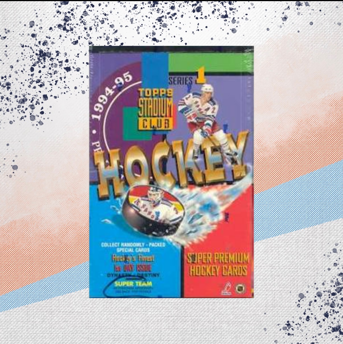 1994-95 Topps Stadium Club Series 1 Hockey Hobby Box