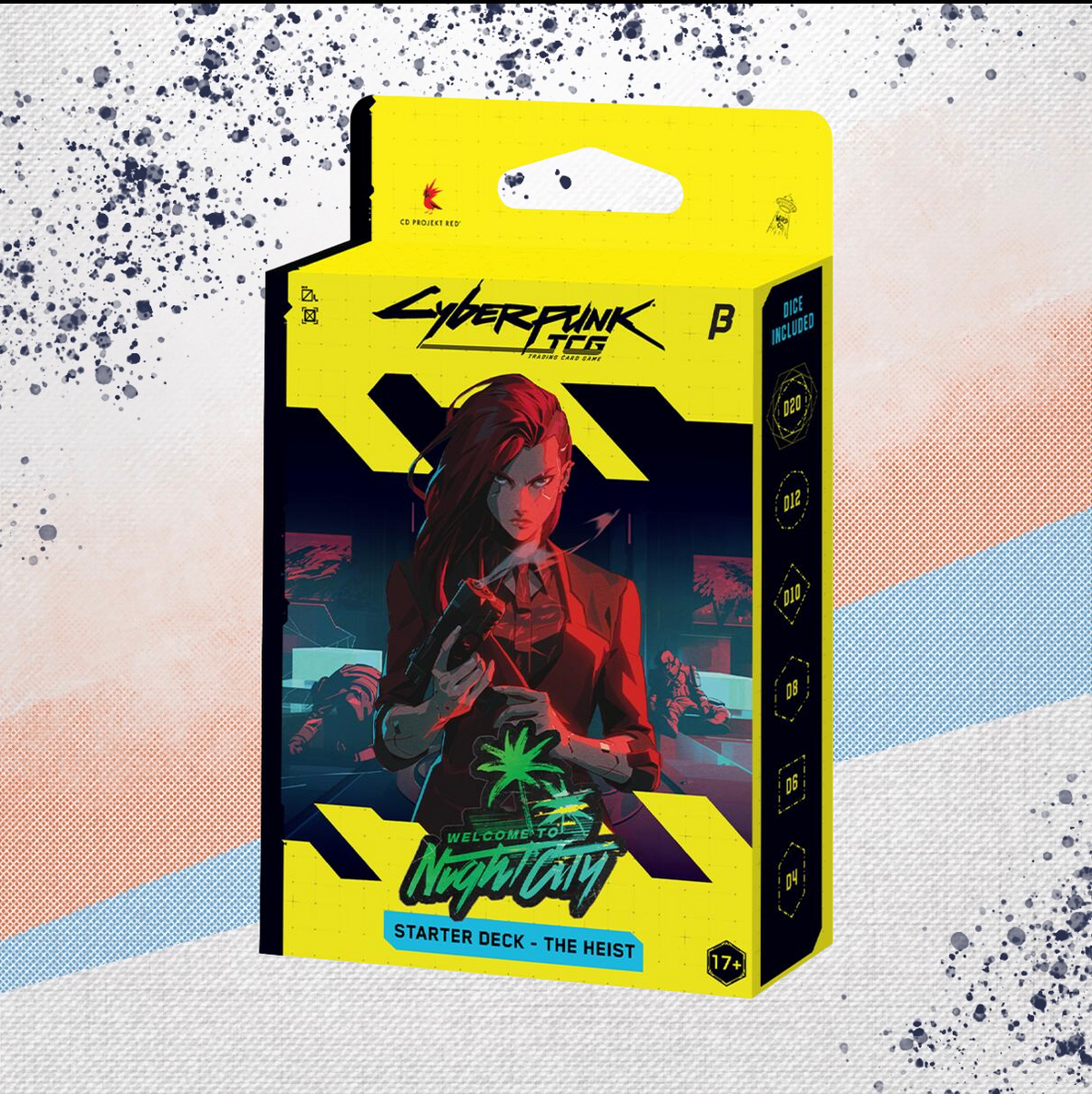 Cyberpunk TCG Welcome to Night City The Heist Retail Starter Deck