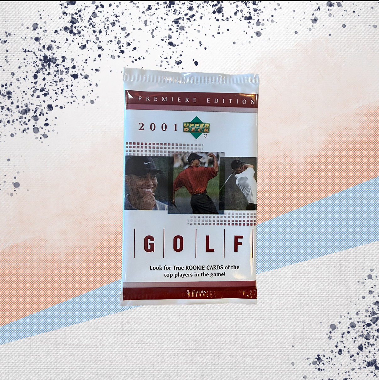 2001 Upper Deck Premiere Edition Golf Red Hobby Pack