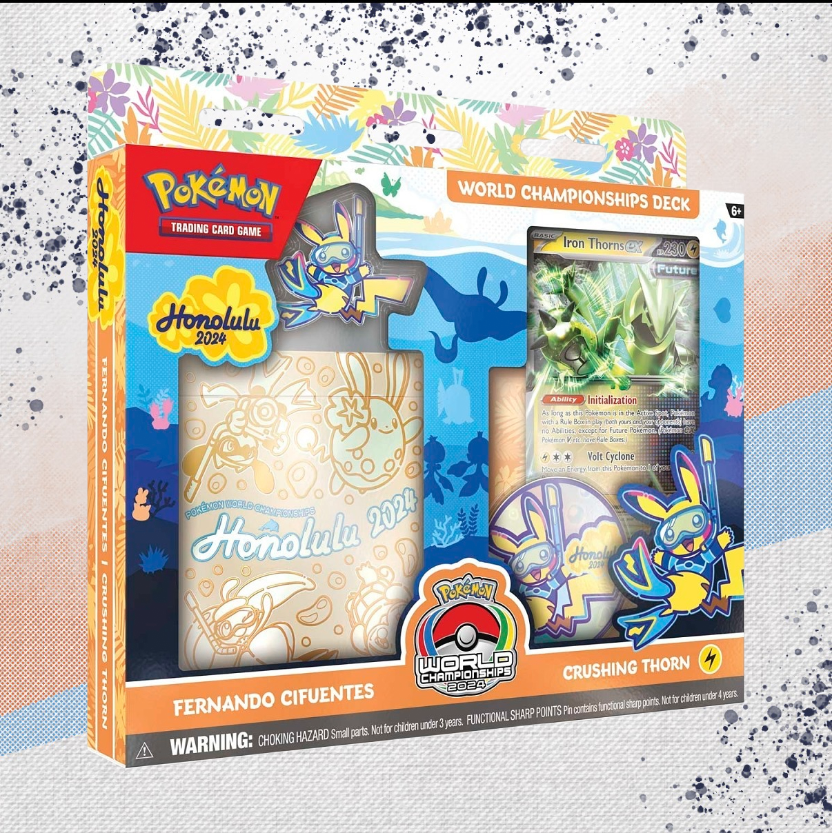 2024 Pokemon World Championships Deck Fernando Cifuentes Crushing Thorn Box