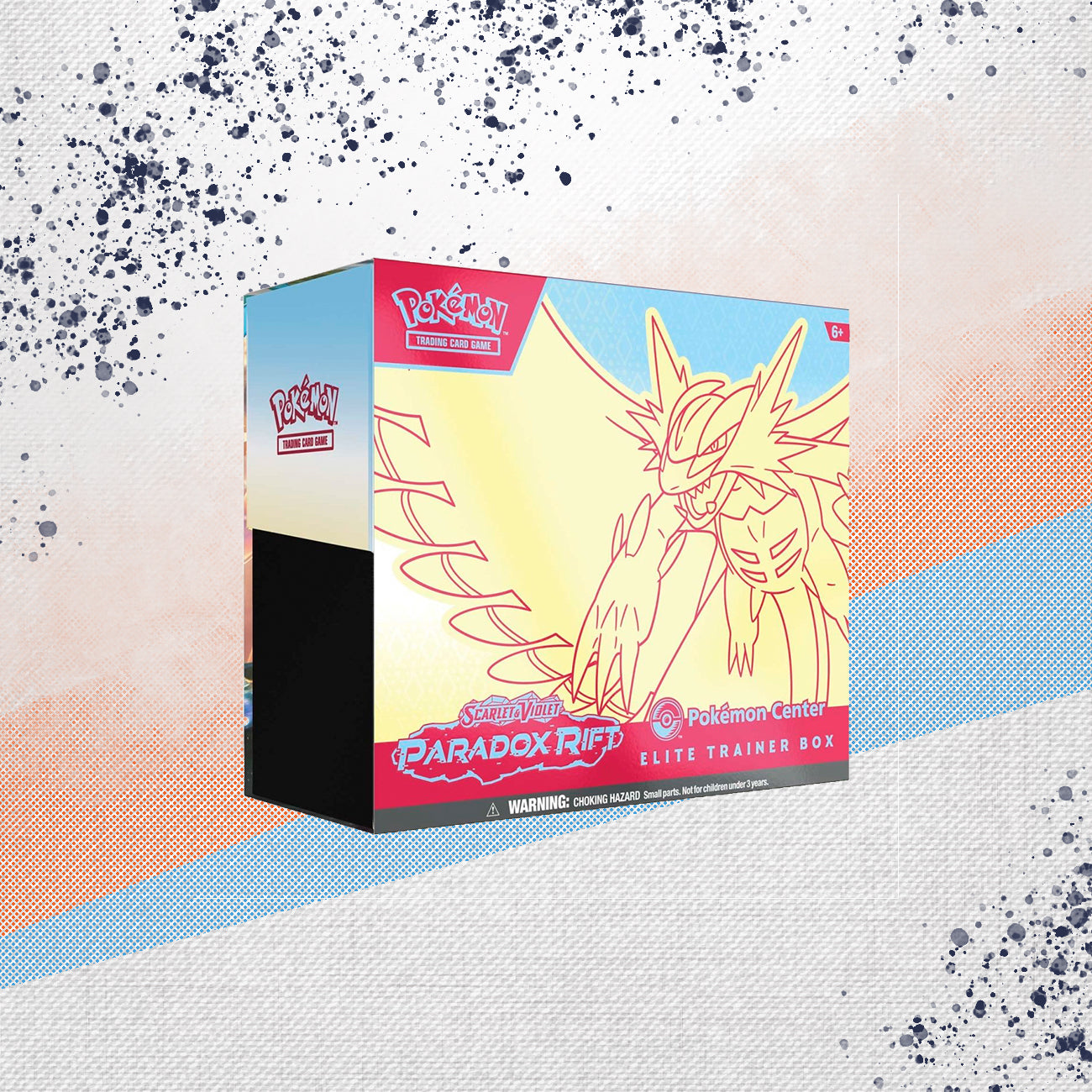Pokemon Paradox Rift Blue Pokemon Center Elite Trainer Box