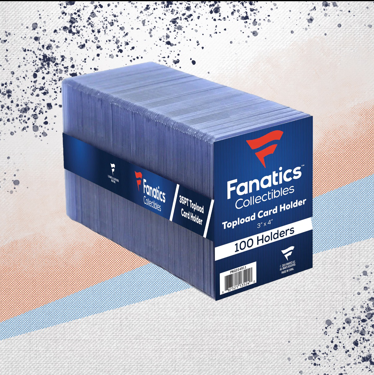 Fanatics 35PT Toploader 100 Count Pack
