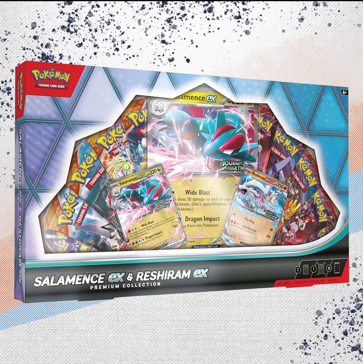 Pokemon Salamence ex &amp; Reshiram ex Premium Collection