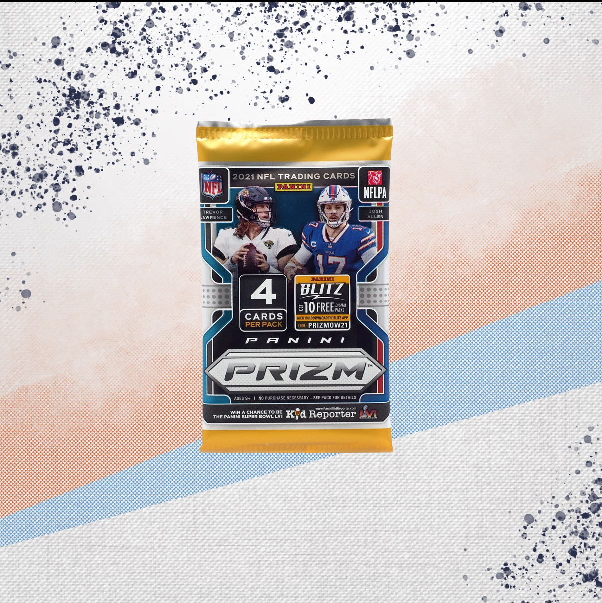 2021 Panini Prizm Football Walmart Blaster Pack