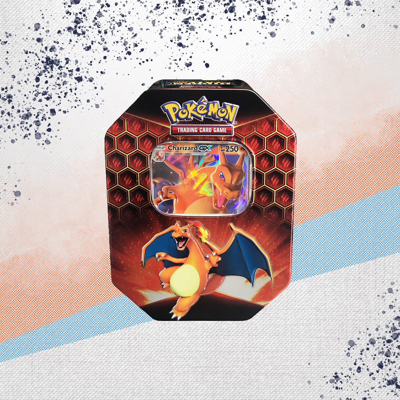 Pokemon Hidden Fates Charizard GX Tin