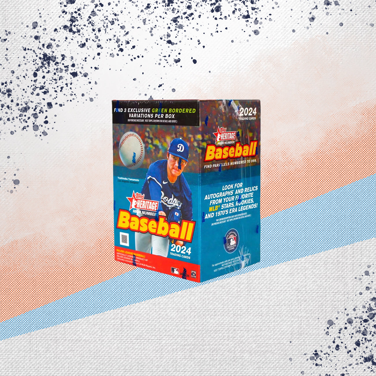 2024 Topps Heritage High Number Baseball Blaster Box