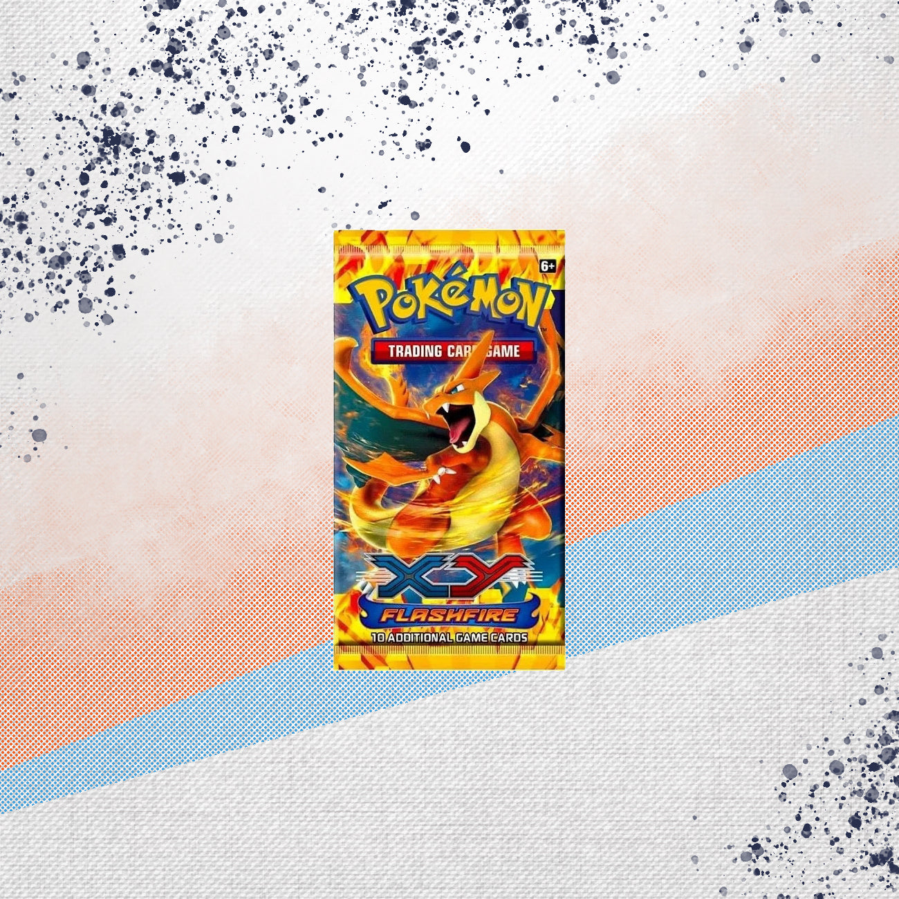 Pokemon XY Flashfire Sleeved Booster Pack