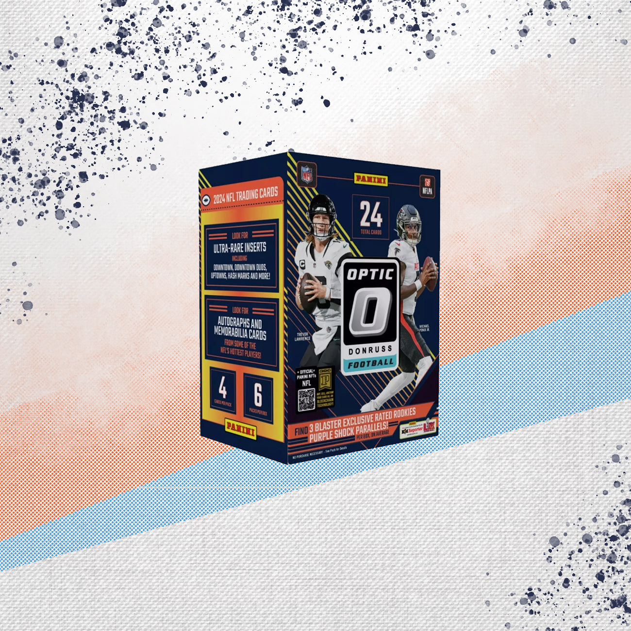 2024 Donruss Optic Football Walmart Blaster Box