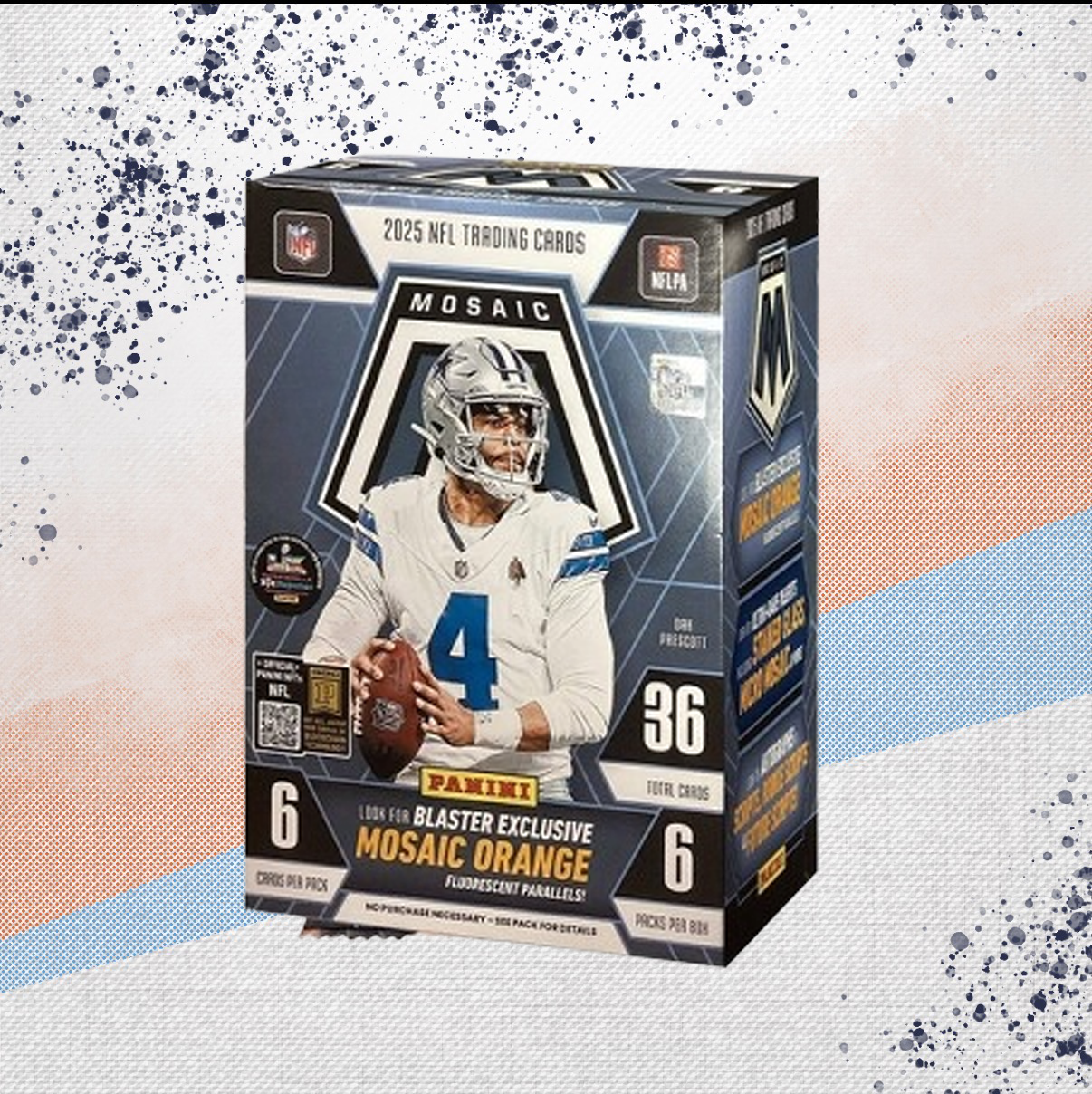 2025 Panini Mosaic Football Target Blaster Box
