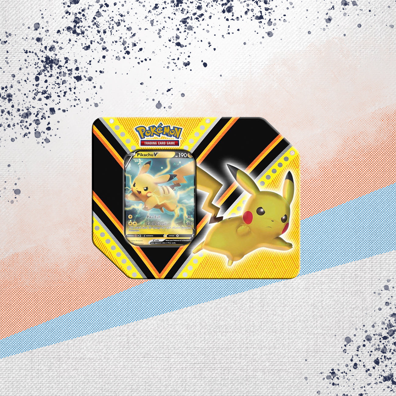 Pokémon Pikachu V Powers International Tin