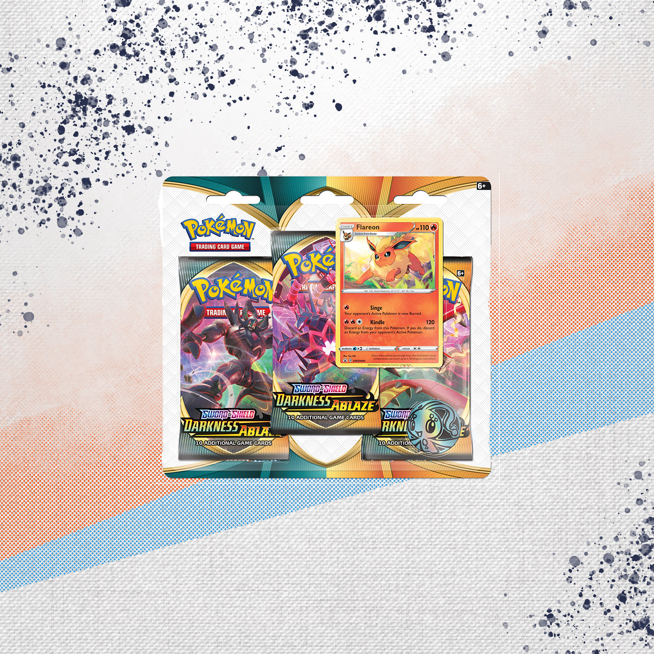 Pokemon Darkness Ablaze 3-Pack Blister