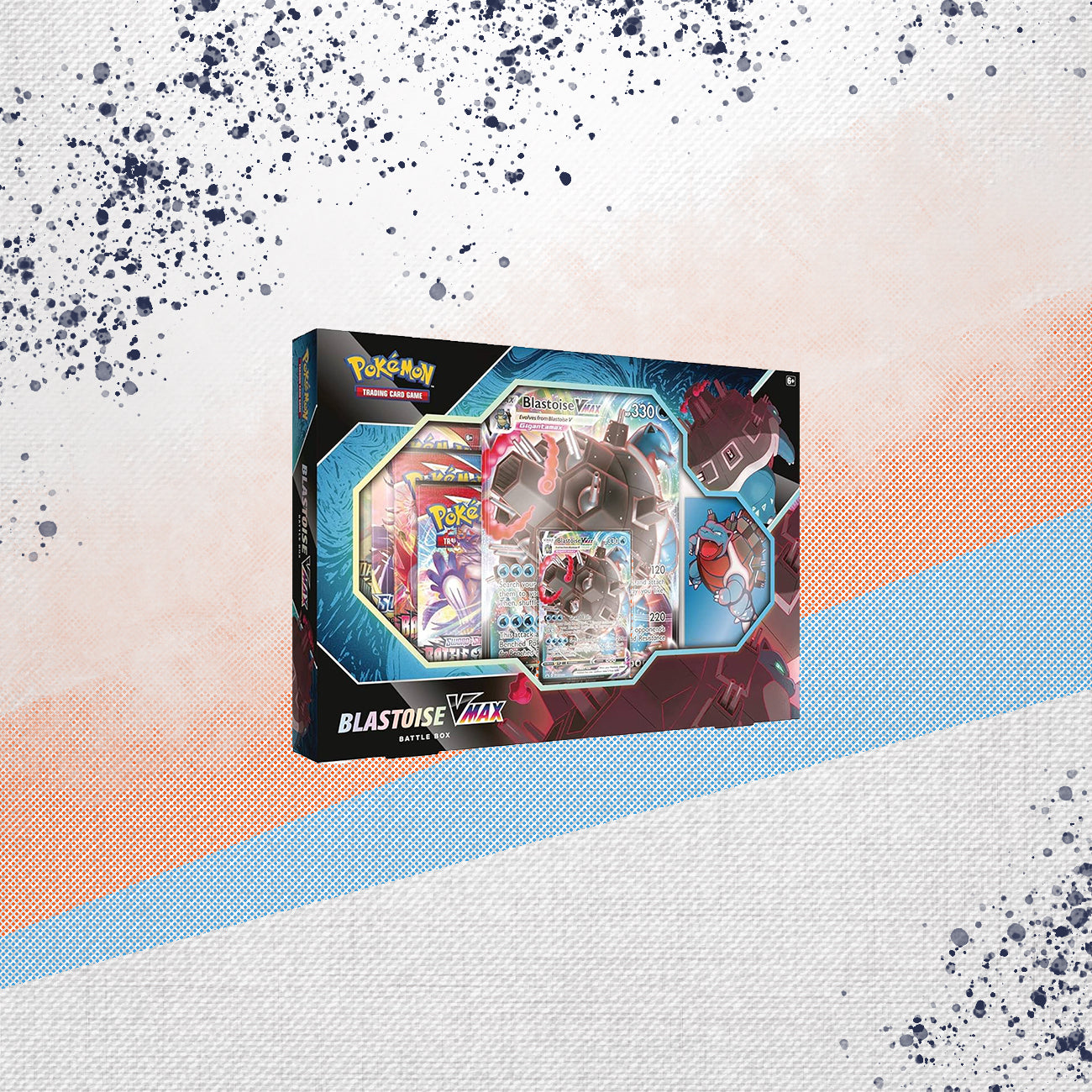 Pokemon Blastoise VMax Battle Box