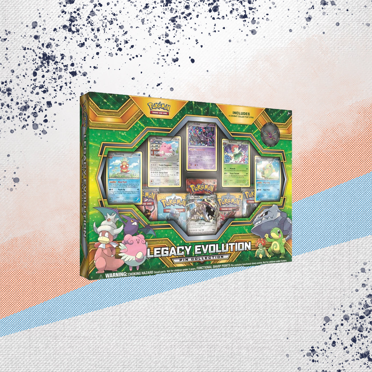 Pokemon Legacy Evolution Pin Collection Box