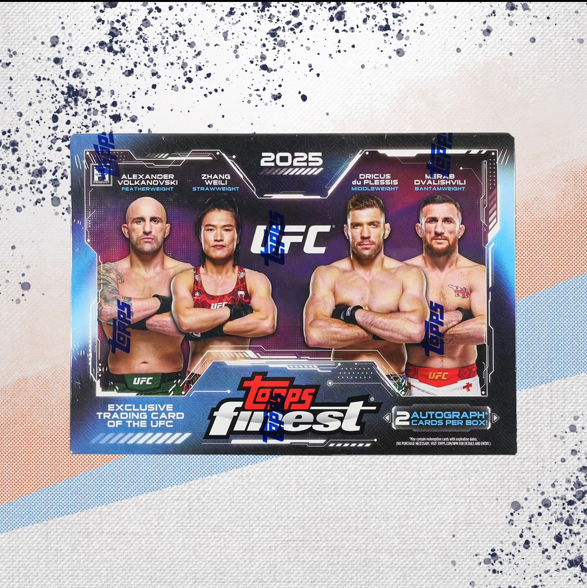 2025 Topps Finest UFC Hobby Box