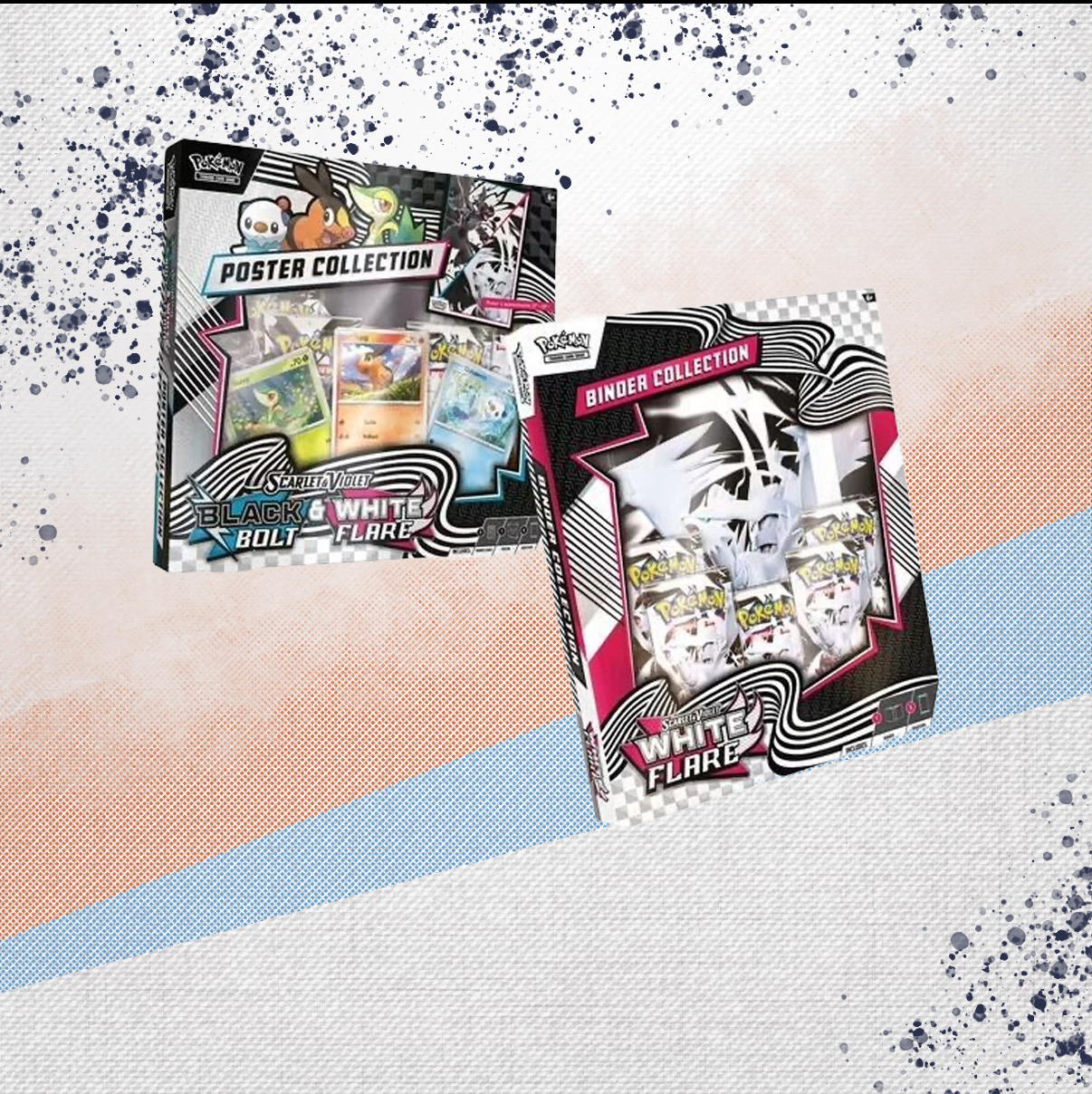 Pokemon White Flare Sam’s Club Binder &amp; Poster Combo Box