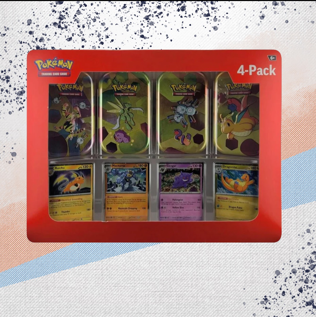Pokemon 151 Sam’s Club 4 Pack Mini Tin Box