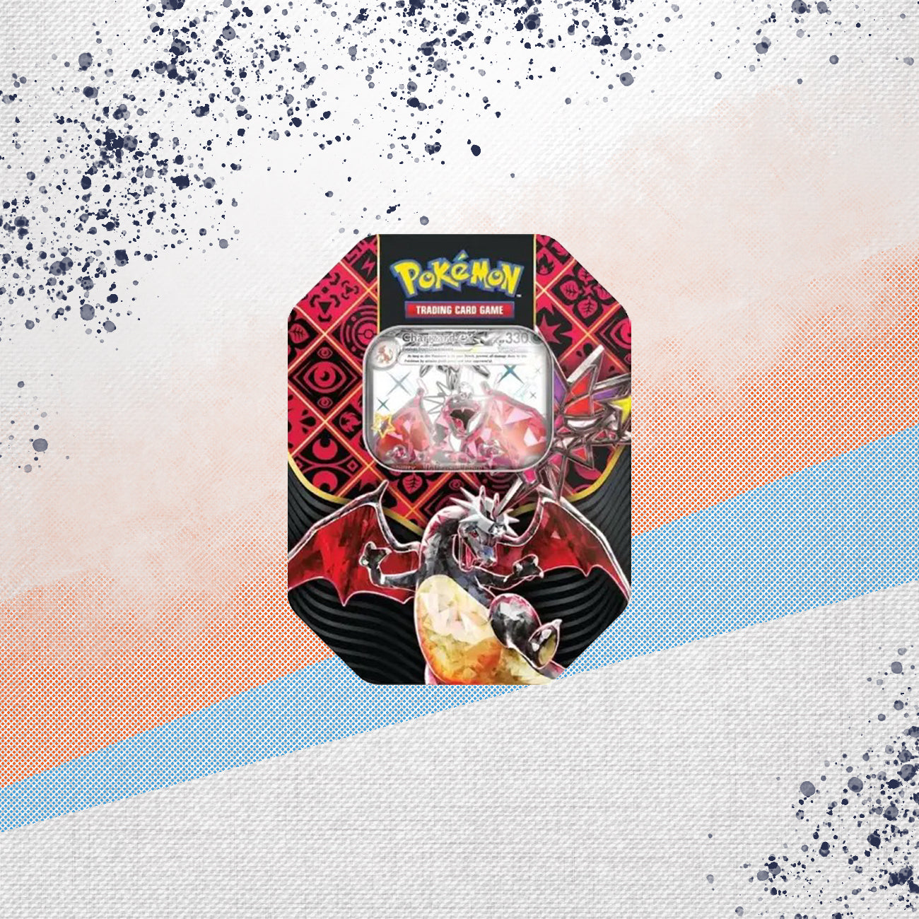 Pokemon Paldean Fates Charizard EX Tin International