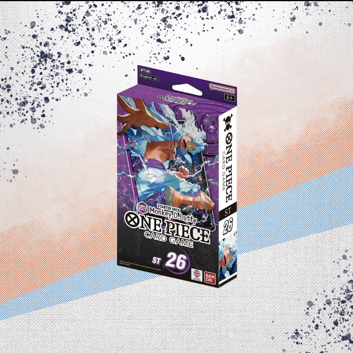 One Piece Monkey.D.Luffy ST-26 Purple Black Starter Deck