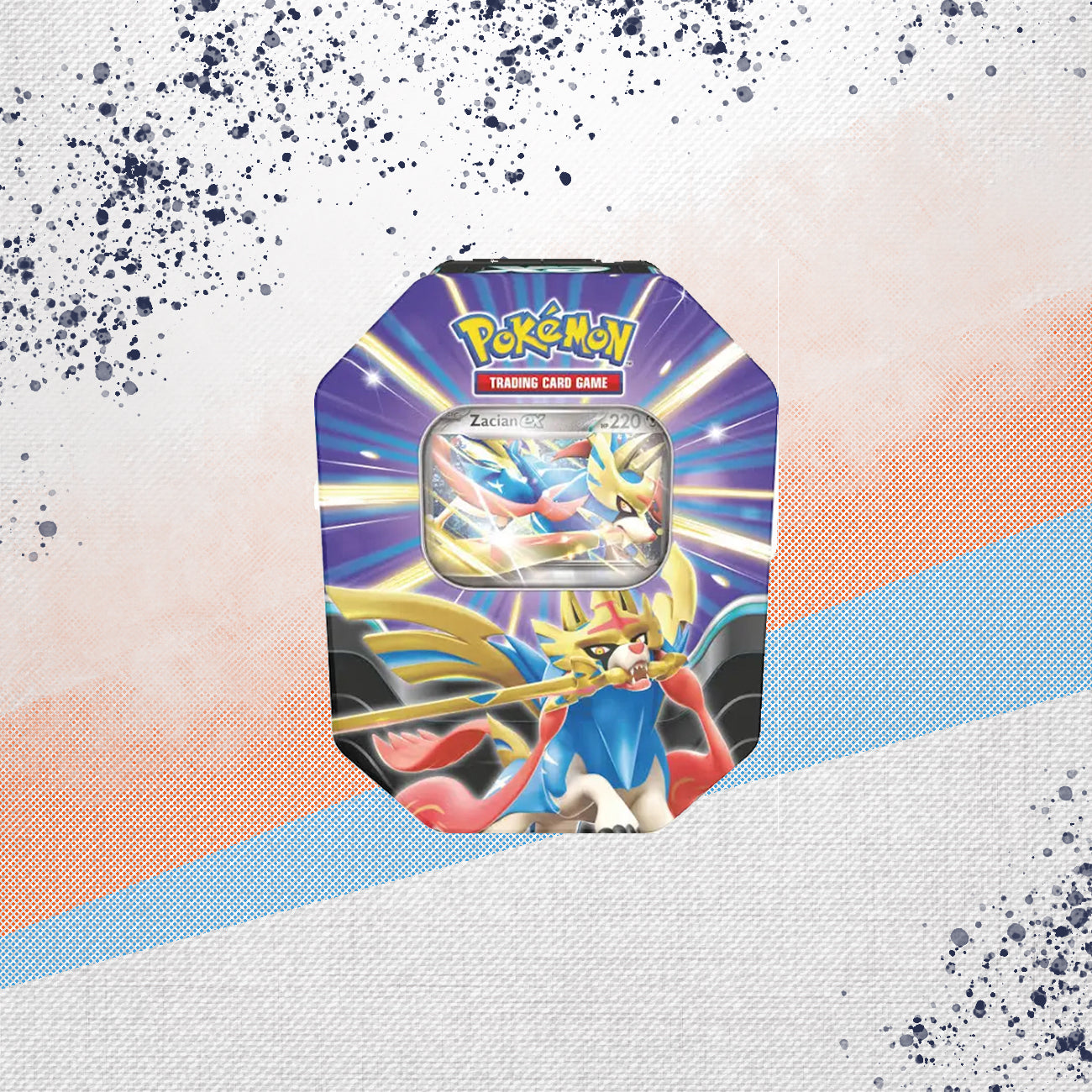 Pokemon Zacian Slashing Legends Tin