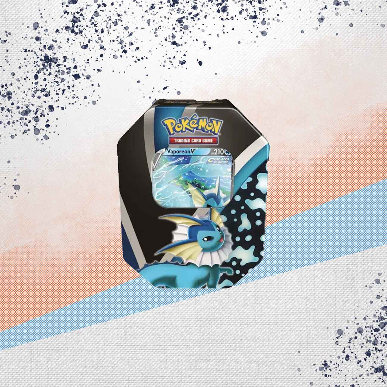 Pokemon Vaporeon V Eevee Evolutions Tin