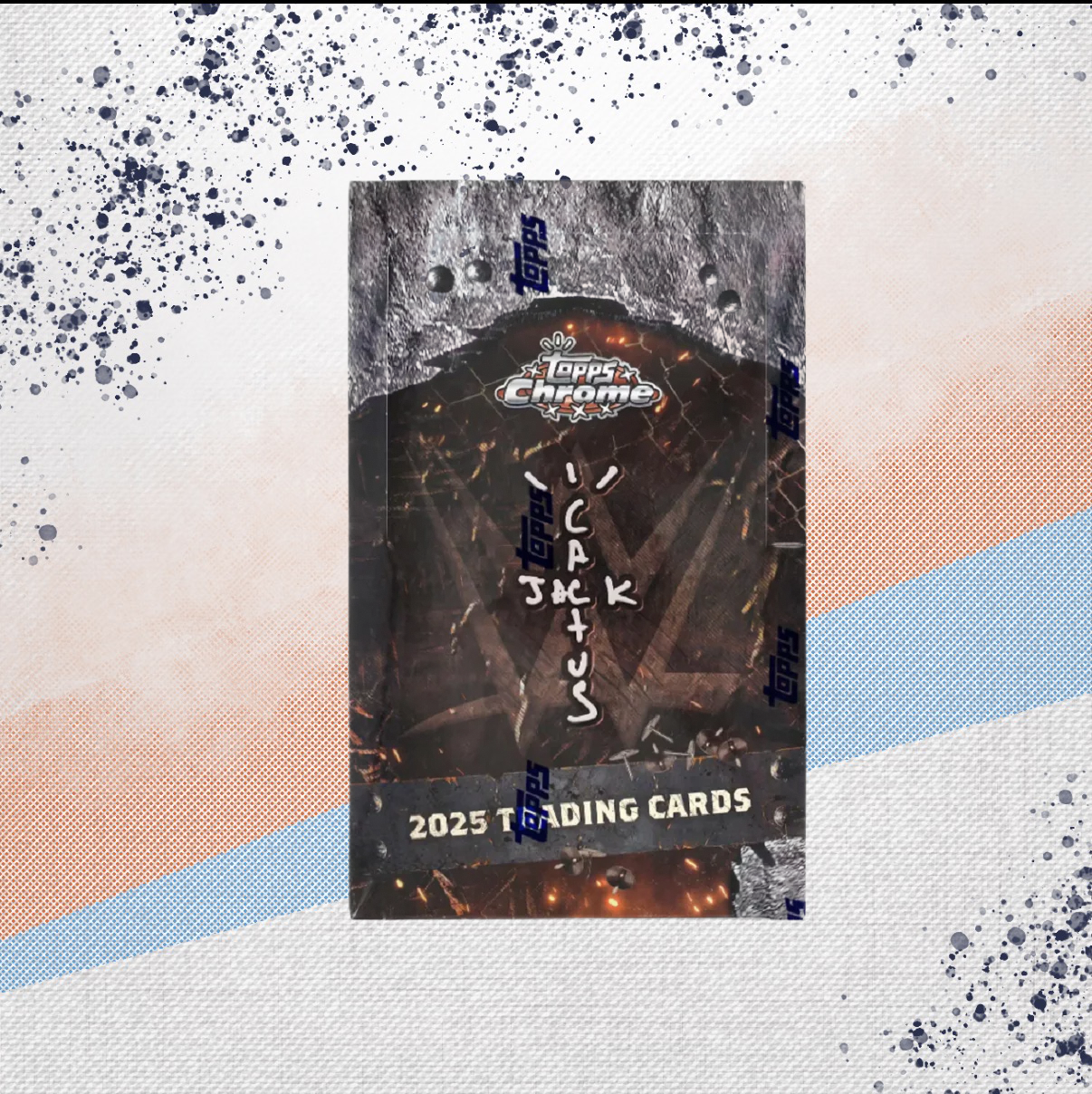 2025 Topps Chrome WWE X Cactus Jack Hobby Box