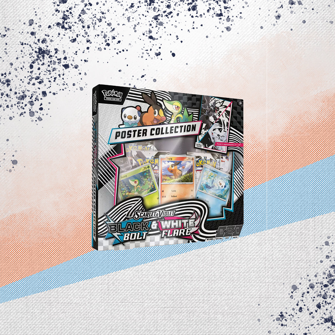 Pokemon Black Bolt &amp; White Flare Poster Collection
