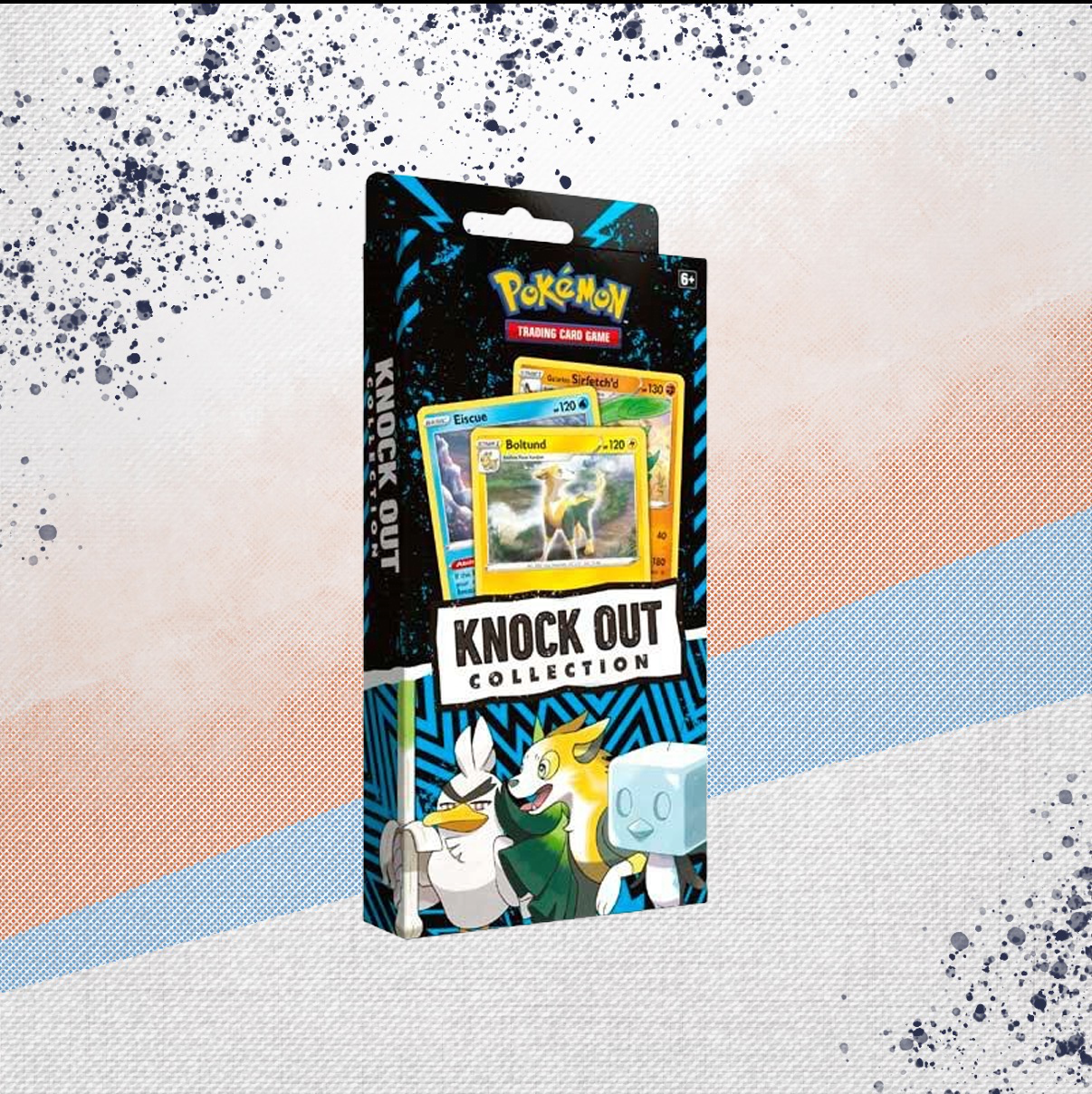 Pokemon Knockout Collection Boltund/Eiscue/Galarian Sirfetch’d