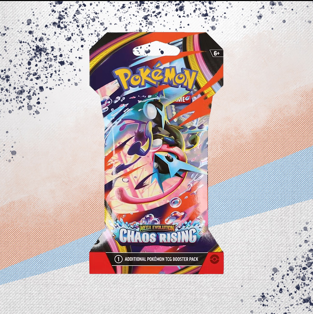 Pokemon Mega Evolution Chaos Rising Sleeved Booster Pack