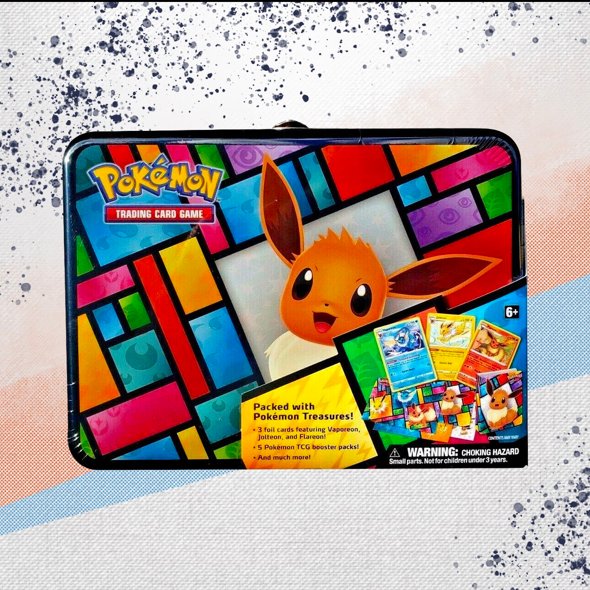 Pokemon Eevee Treasure Chest Tin