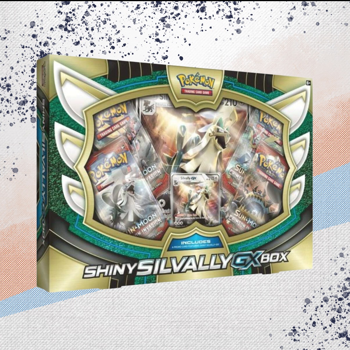 Pokemon Shiny Silvally GX Box