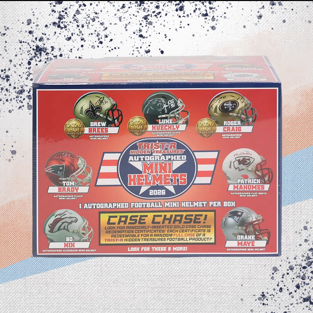 2026 TriStar Hidden Treasures Mystery Autographed Mini Helmet