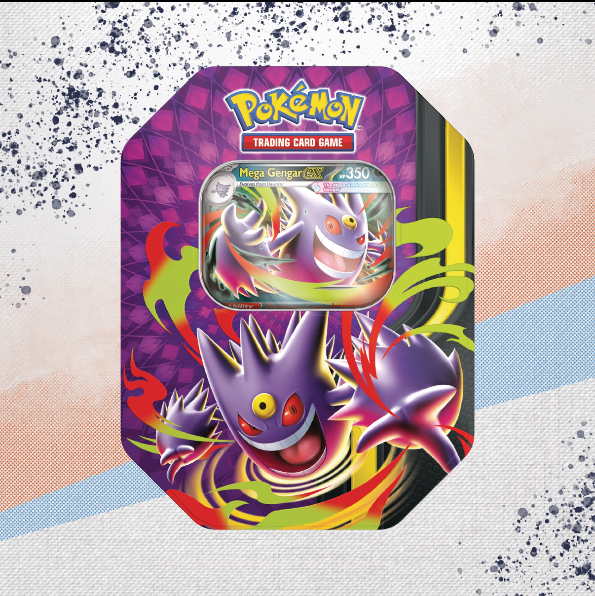 Pokemon Mega Moonlit Gengar EX Tin