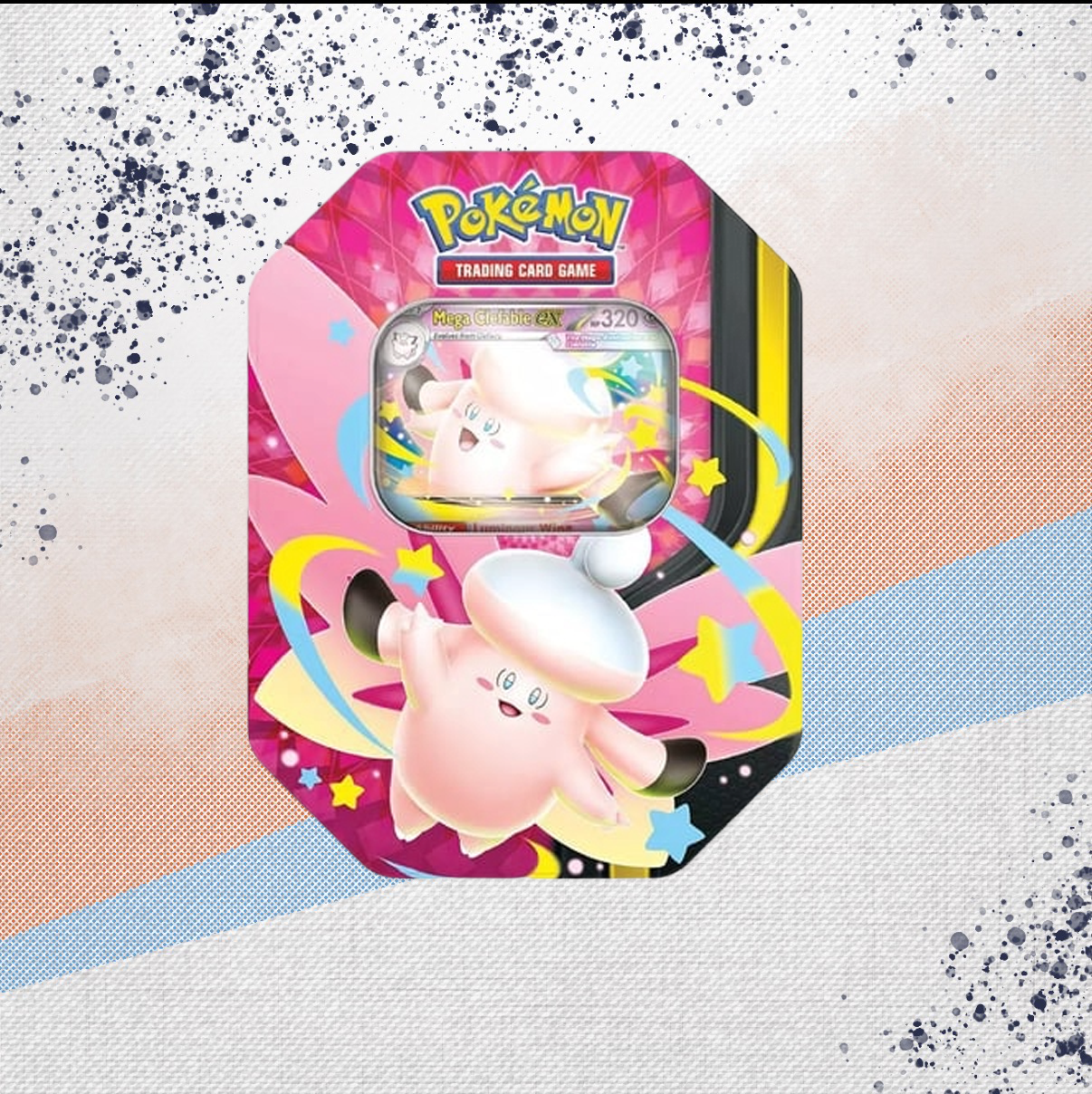 Pokemon Mega Moonlit Clefable EX Tin
