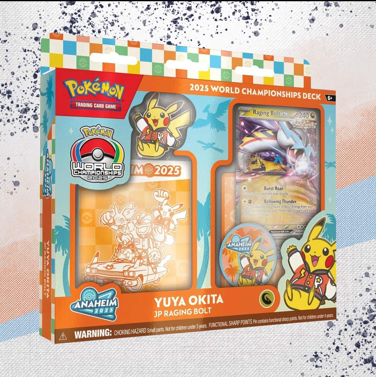 2025 Pokemon World Championships Yuyu Okita Raging Bolt Deck