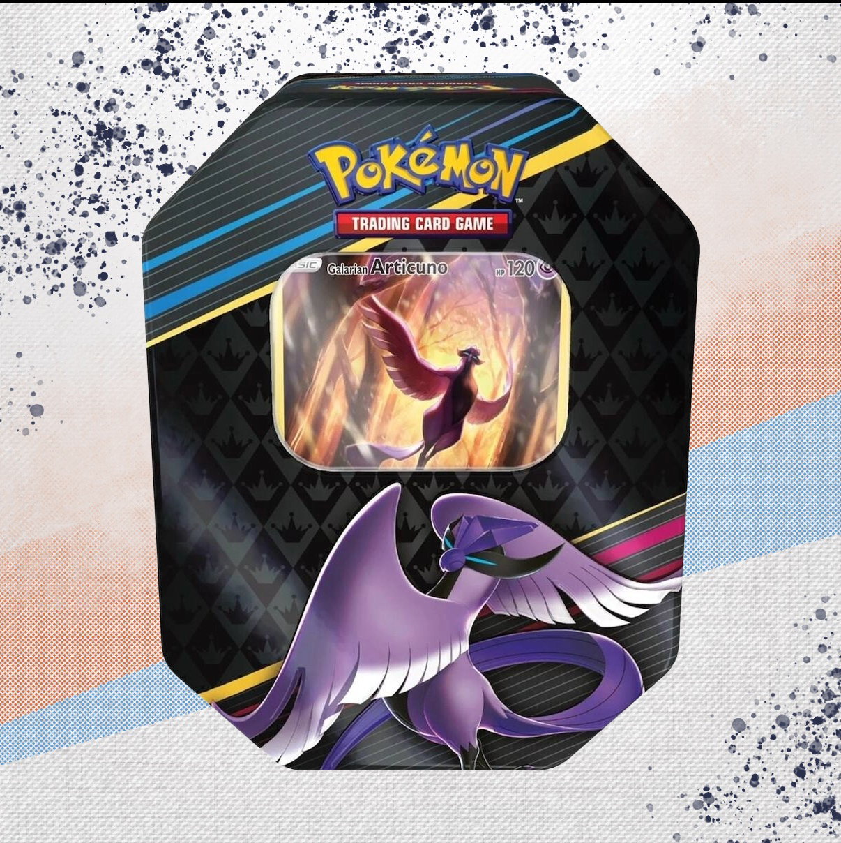 Pokemon Crown Zenith Galarian Articuno International Tin