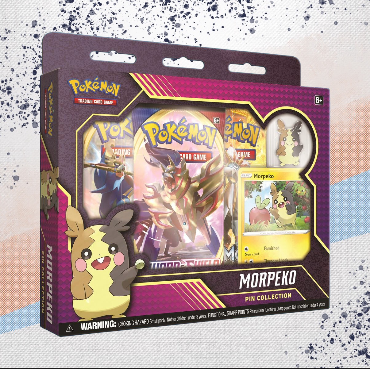 Pokemon Morpeko Pin Collection Box