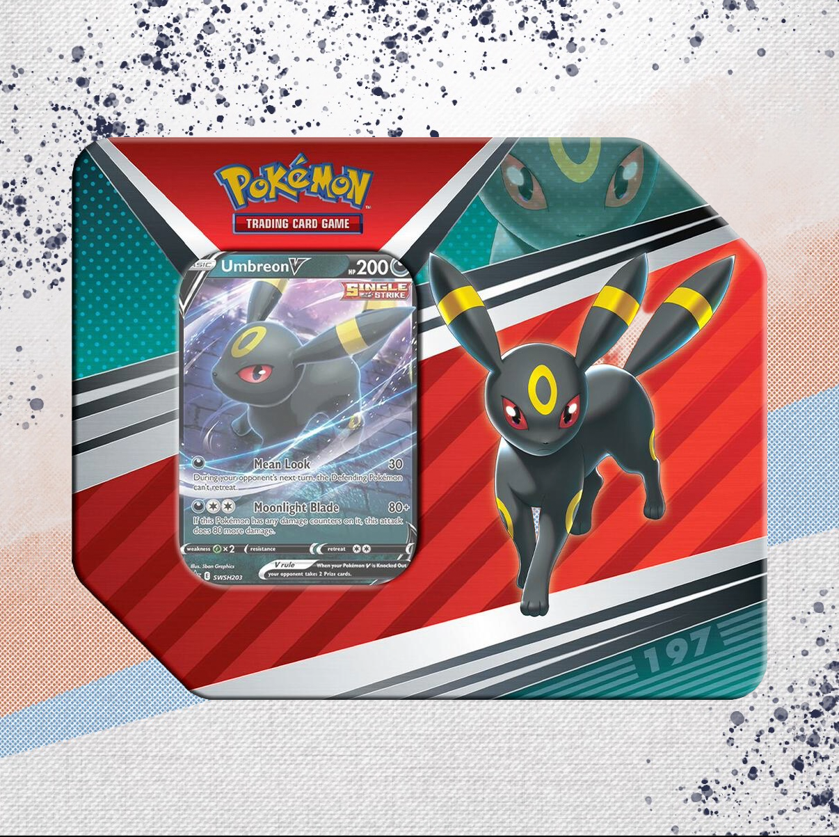 Pokemon Umbreon V Heroes Tin