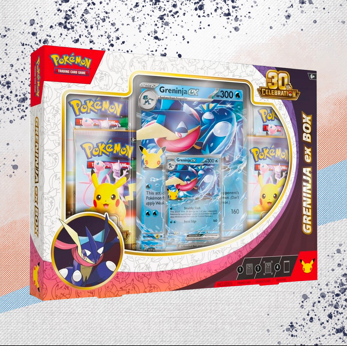 Pokemon 30th Celebration Greninja ex Box