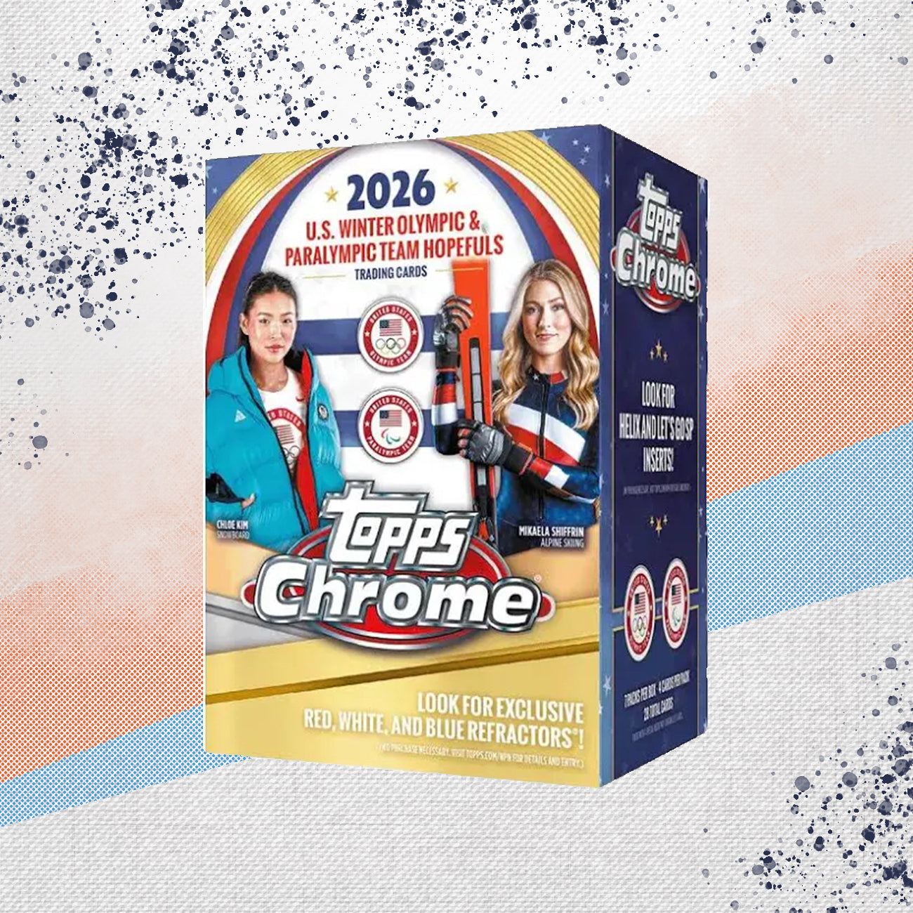 2026 Topps Chrome U.S. Winter Olympic &amp; Paralympic Team Hopefuls Blaster Box