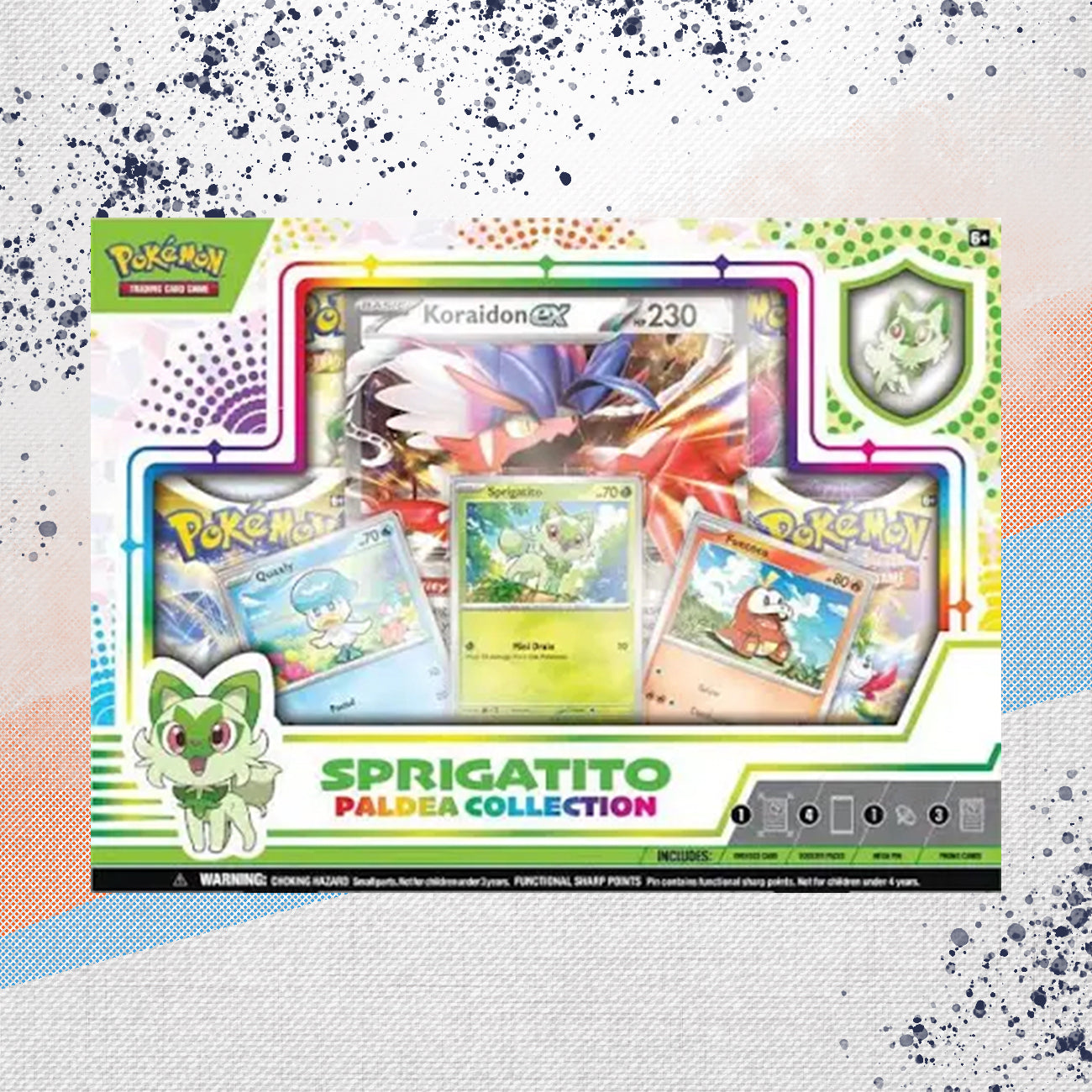 Pokemon Sprigatito Paldea Collection Box