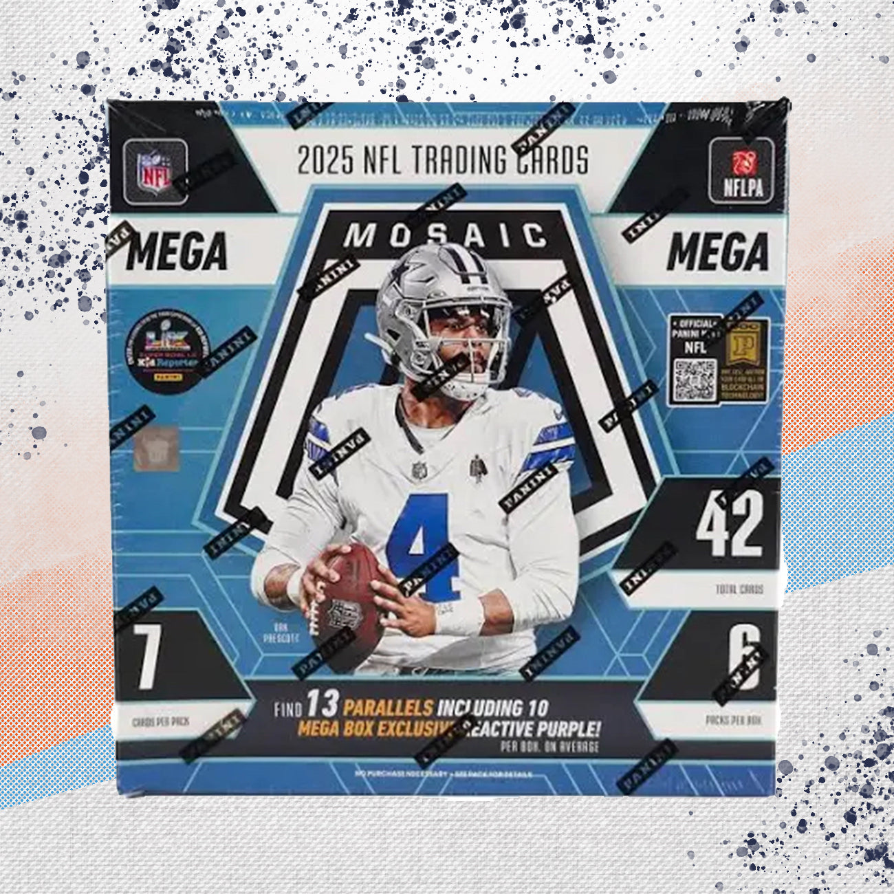 2025 Panini Mosaic Football Walmart Mega Box