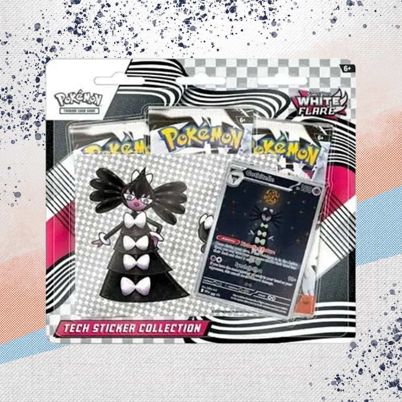 Pokemon White Flare Tech Sticker Collection