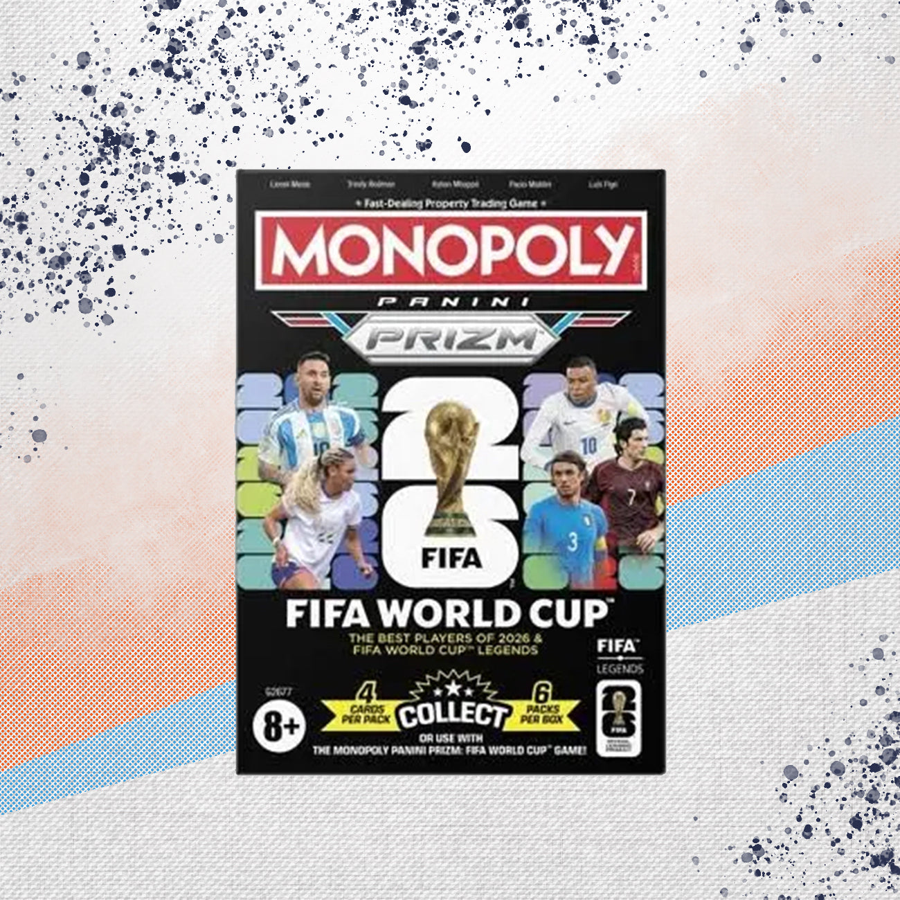 2026 Panini Prizm Monopoly FIFA World Cup Booster Box