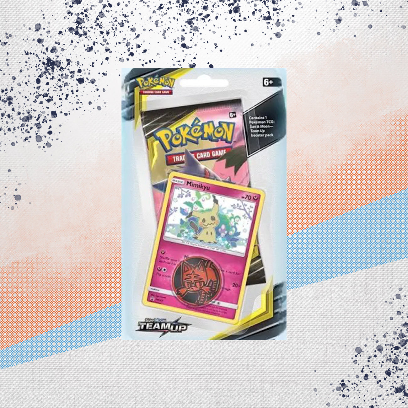 Pokemon Sun &amp; Moon Team Up Single Pack Blister (Mimikyu)