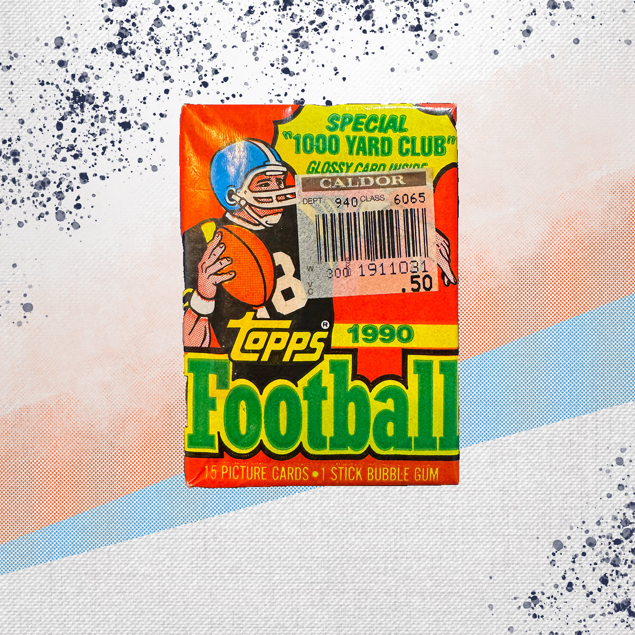 1990 Topps Football Bubble Gum Pack
