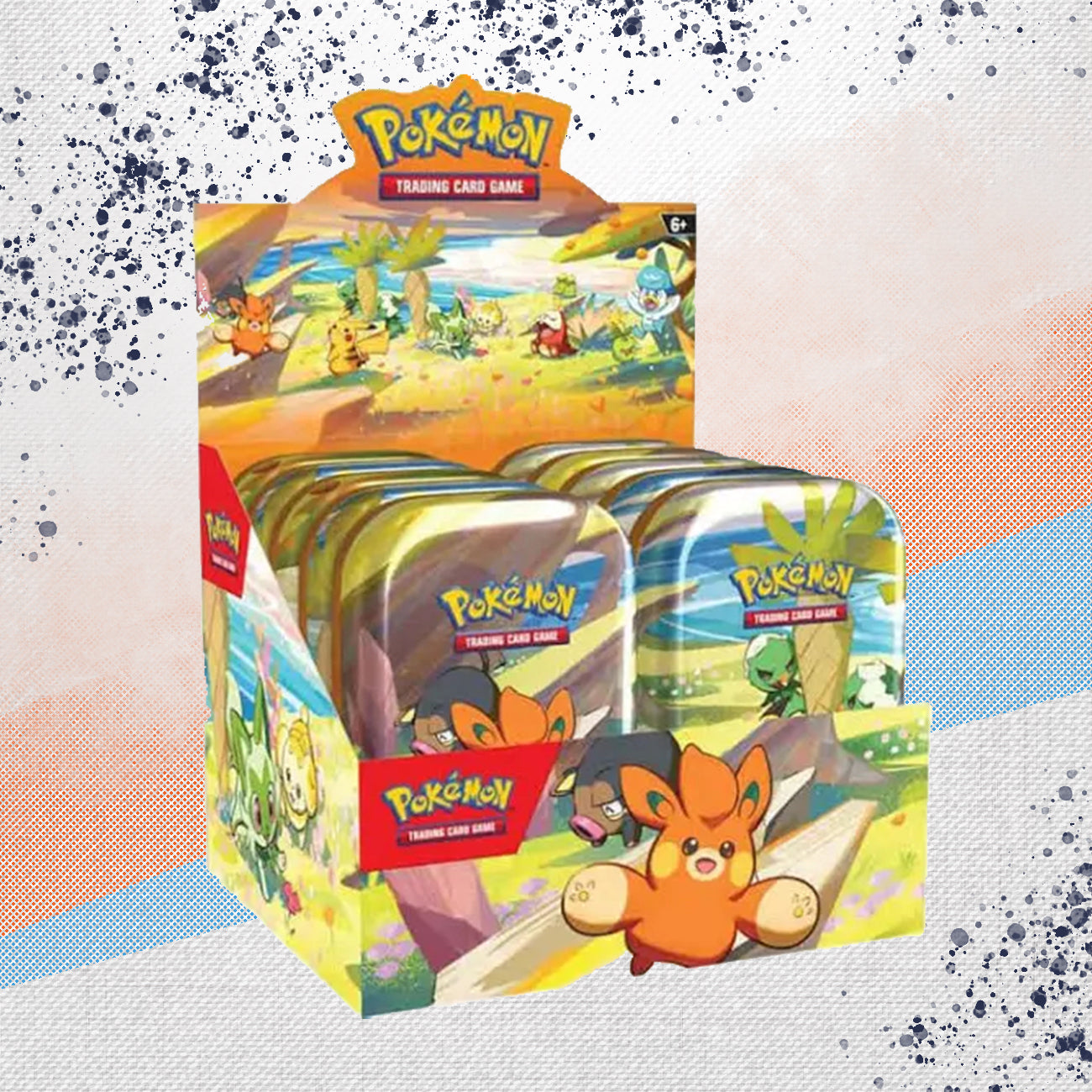 Pokemon Paldea Friends Mini Tin Display – Nite & Day Cards and Collectibles